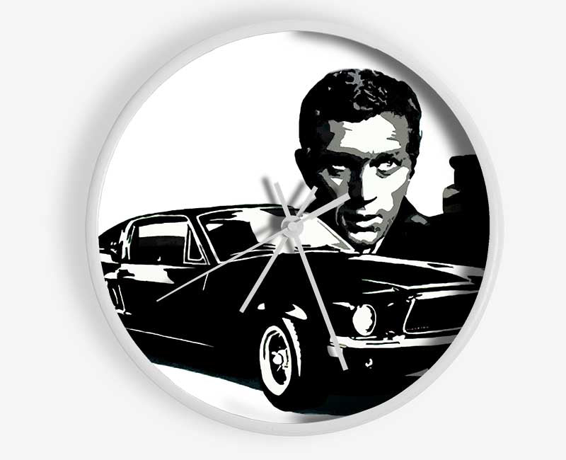 Steve Mcqueen Bullitt Clock - Wallart-Direct UK