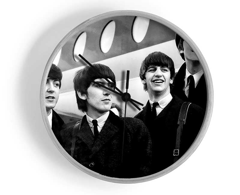 The Beatles Just Landed Clock - Wallart-Direct UK