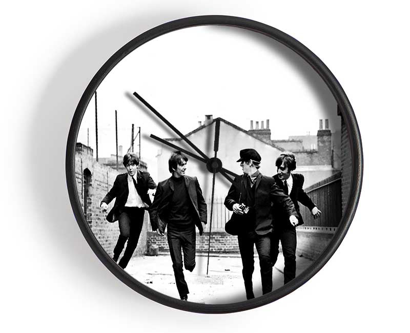 The Beatles Running Clock - Wallart-Direct UK