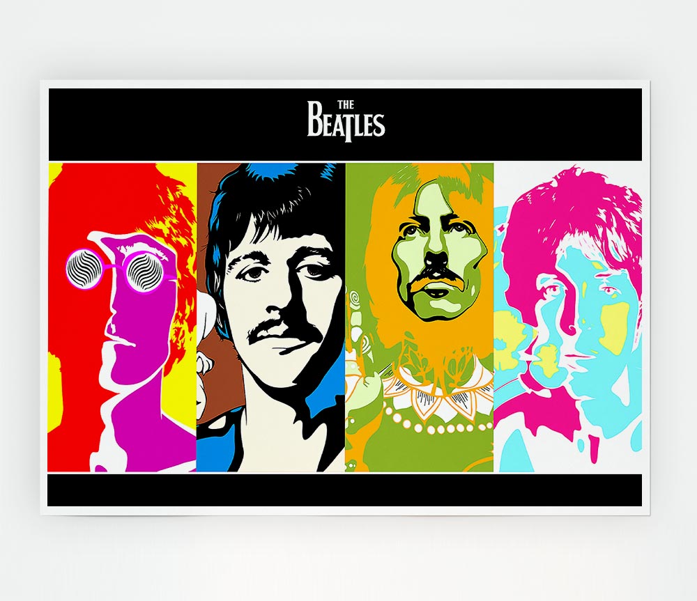 The Beatles Print Poster Wall Art