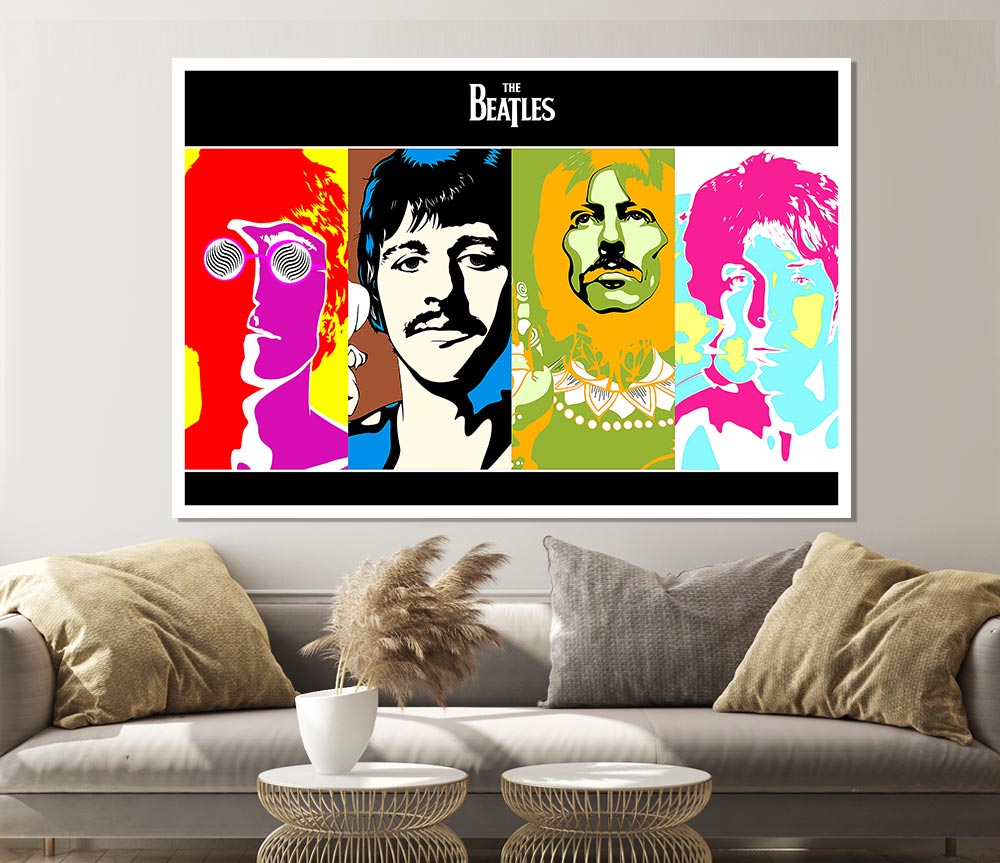 The Beatles Print Poster Wall Art