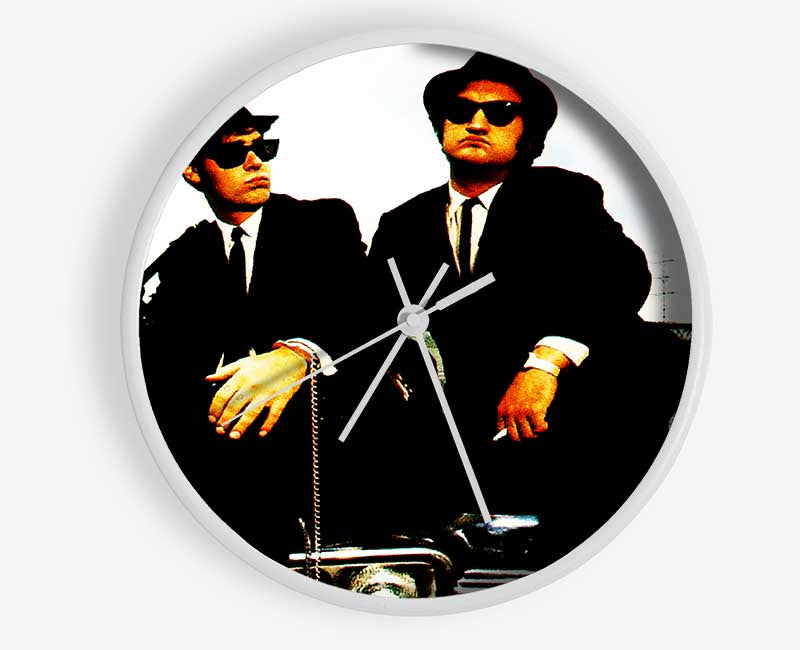 The Blues Brothers Jake And Elwood Clock - Wallart-Direct UK