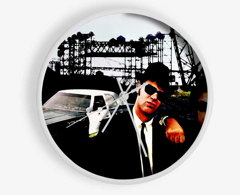 The Blues Brothers Police Car Clock - Wallart-Direct UK