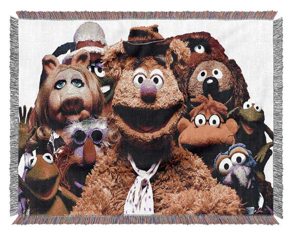 The Muppets Crew Retro 1970s Woven Blanket