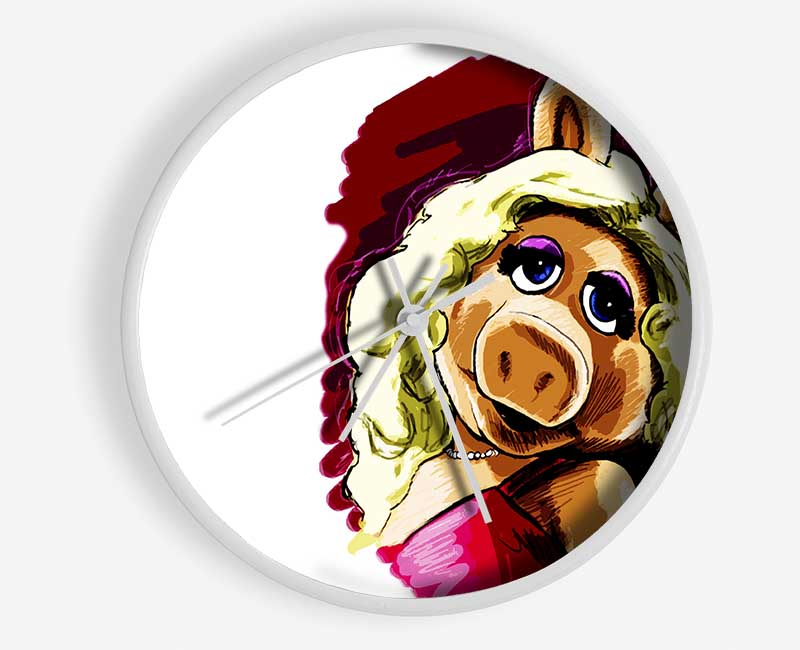 The Muppets Miss Piggy Clock - Wallart-Direct UK