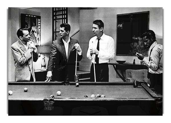 The Rat Pack Playing Pool