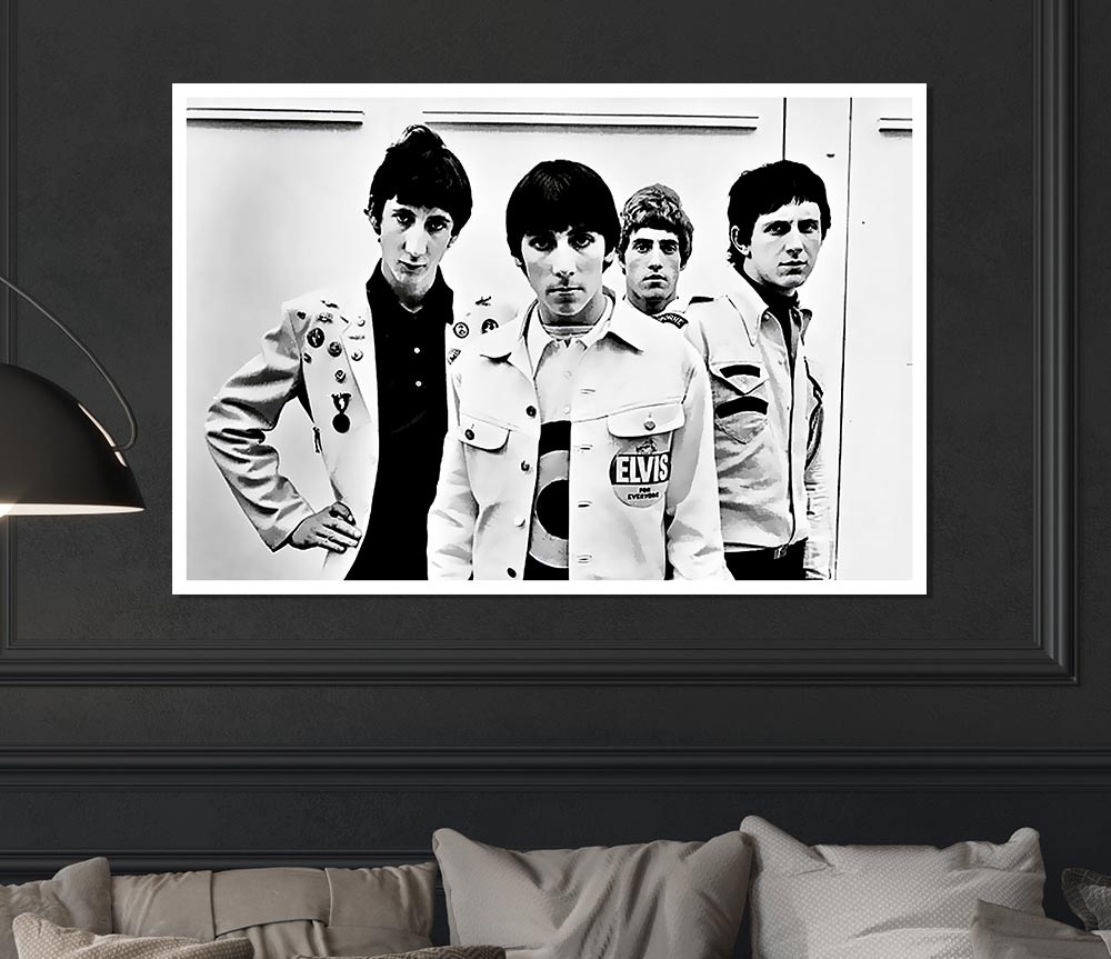 The Who Retro 1960S Print Poster Wall Art