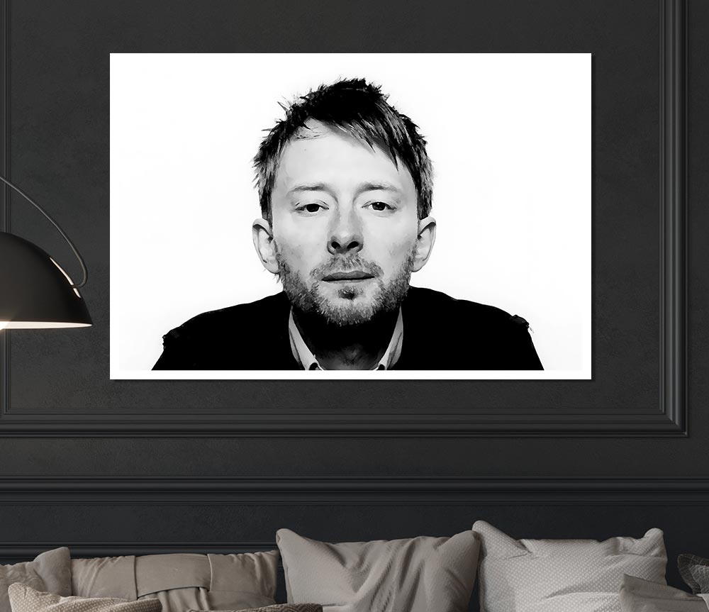 Thom Yorke Radiohead Print Poster Wall Art