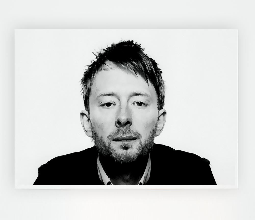 Thom Yorke Radiohead Print Poster Wall Art