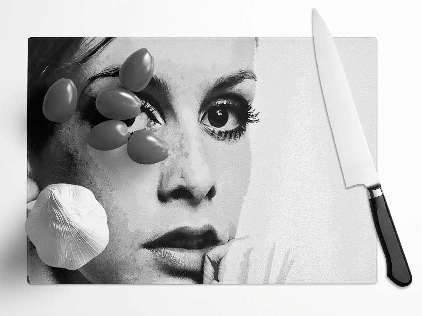 Twiggy First Top Model Glass Chopping Board