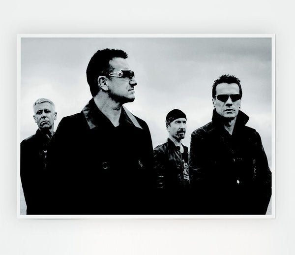 U2 Print Poster Wall Art