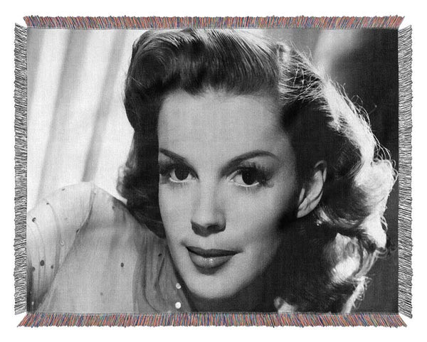 Judy Garland Retro Woven Blanket