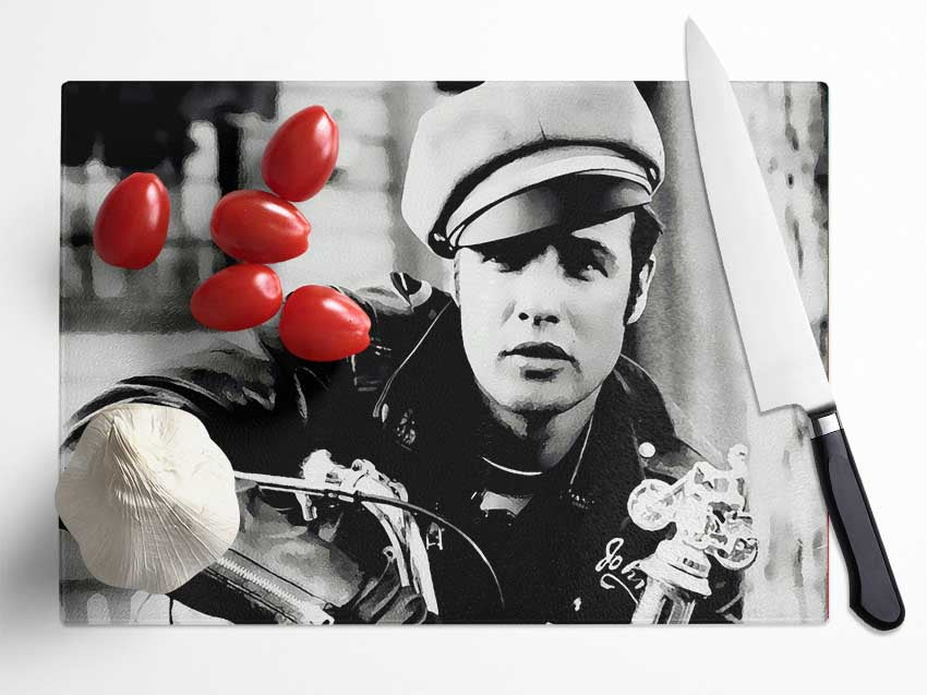 Marlon Brando The Waterfront Glass Chopping Board