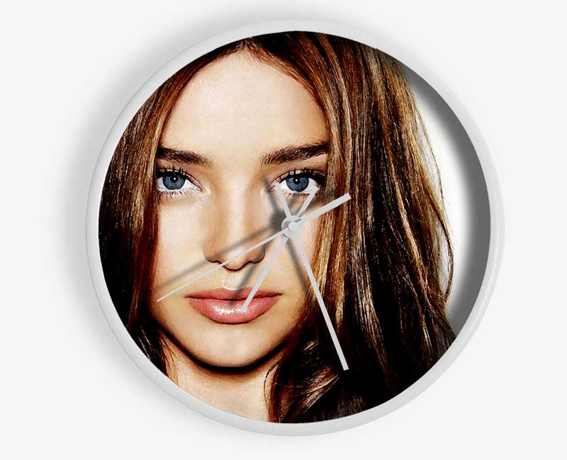 Miranda Kerr Face Clock - Wallart-Direct UK