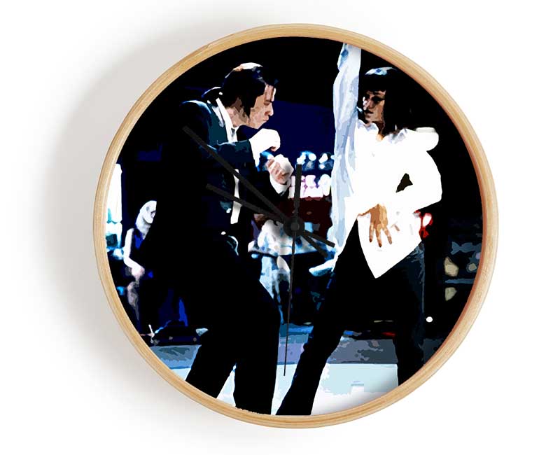 Pulp Fiction Dance Clock - Wallart-Direct UK