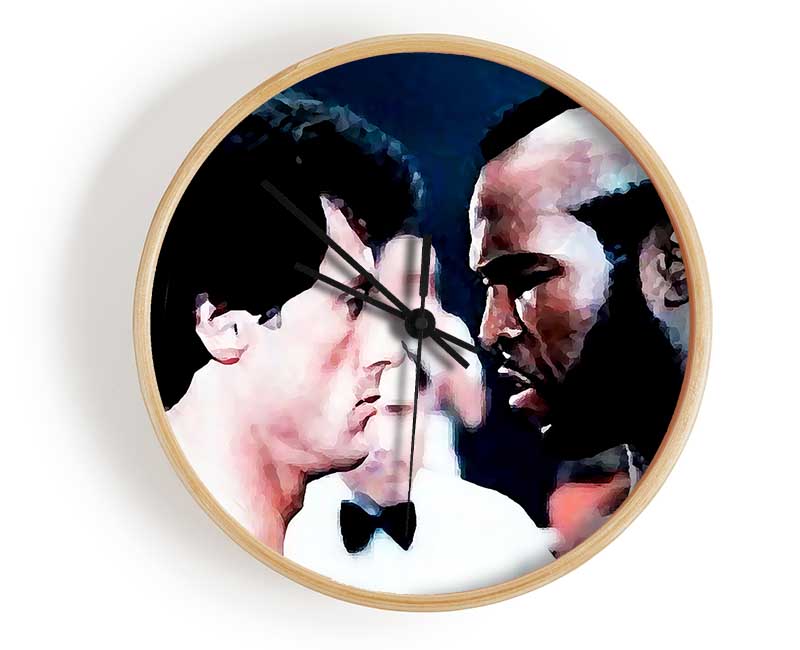 Rocky 3 The Face Off Mr T Clock - Wallart-Direct UK