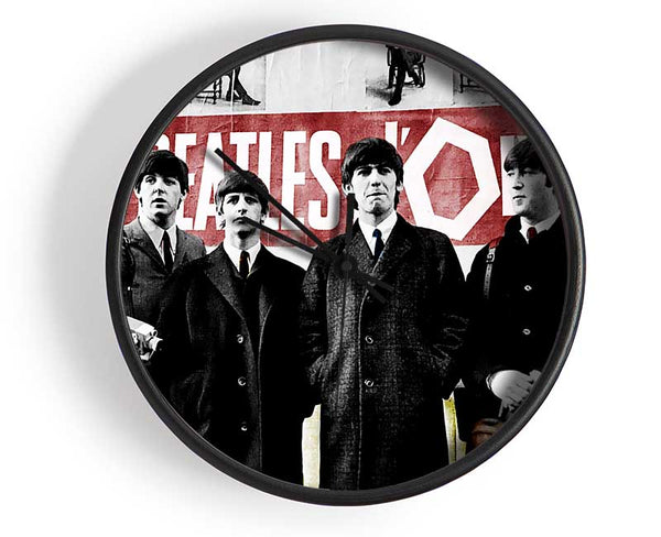 The Beatles In Liverpool Clock - Wallart-Direct UK