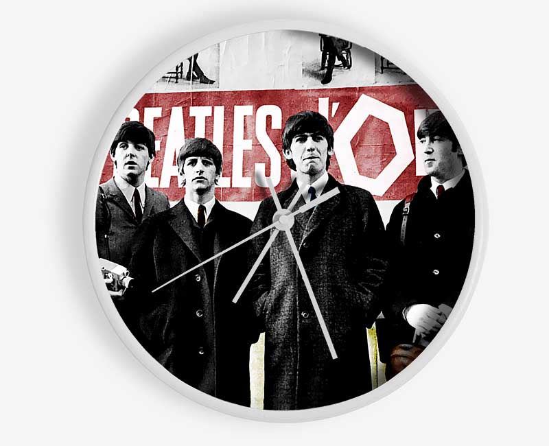 The Beatles In Liverpool Clock - Wallart-Direct UK