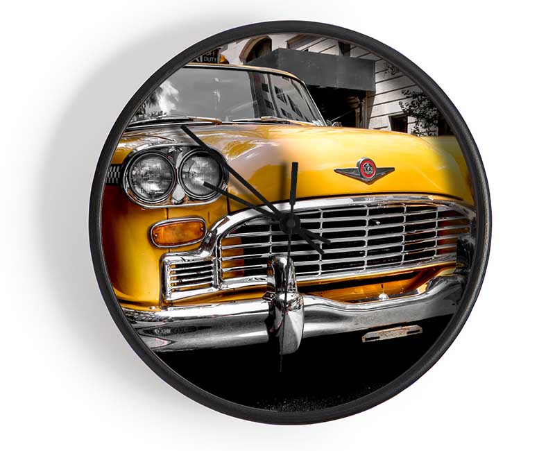 New York Yellow Cab Clock - Wallart-Direct UK