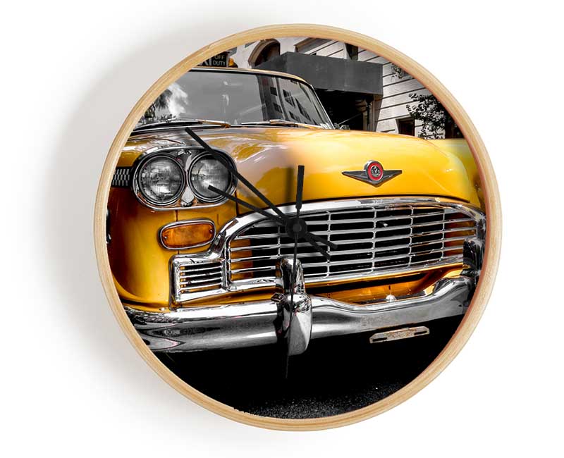 New York Yellow Cab Clock - Wallart-Direct UK