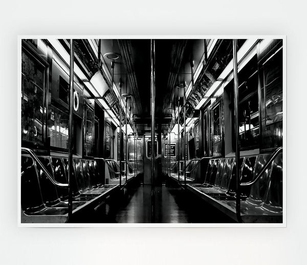 Ghost Train Print Poster Wall Art