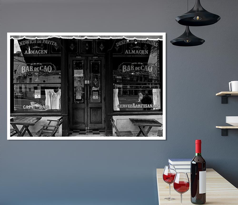 Bar De Cao Buenos Aires Print Poster Wall Art