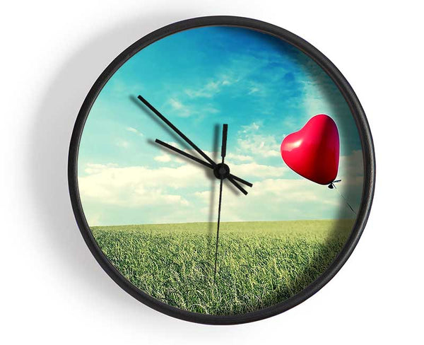 Alone Heart Flying Clock - Wallart-Direct UK