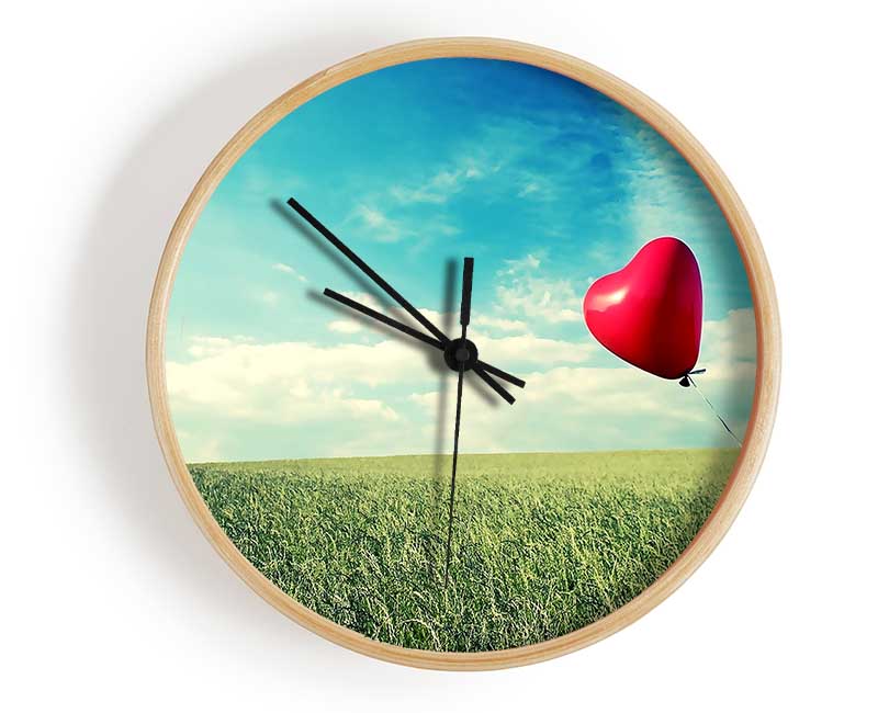 Alone Heart Flying Clock - Wallart-Direct UK