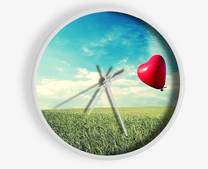 Alone Heart Flying Clock - Wallart-Direct UK