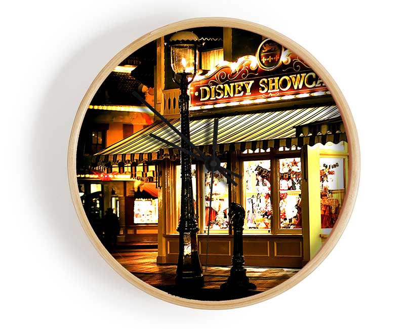 Main Street Noir Clock - Wallart-Direct UK