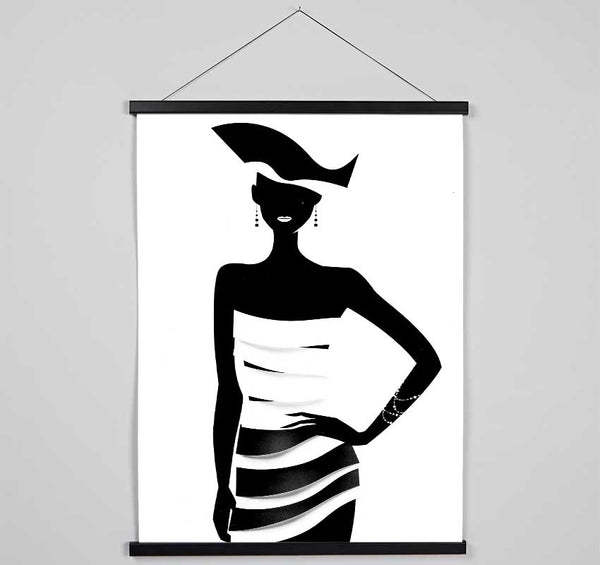 Tribal Woman Hanging Poster - Wallart-Direct UK