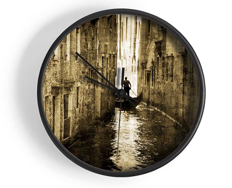 Venice Waterways Clock - Wallart-Direct UK