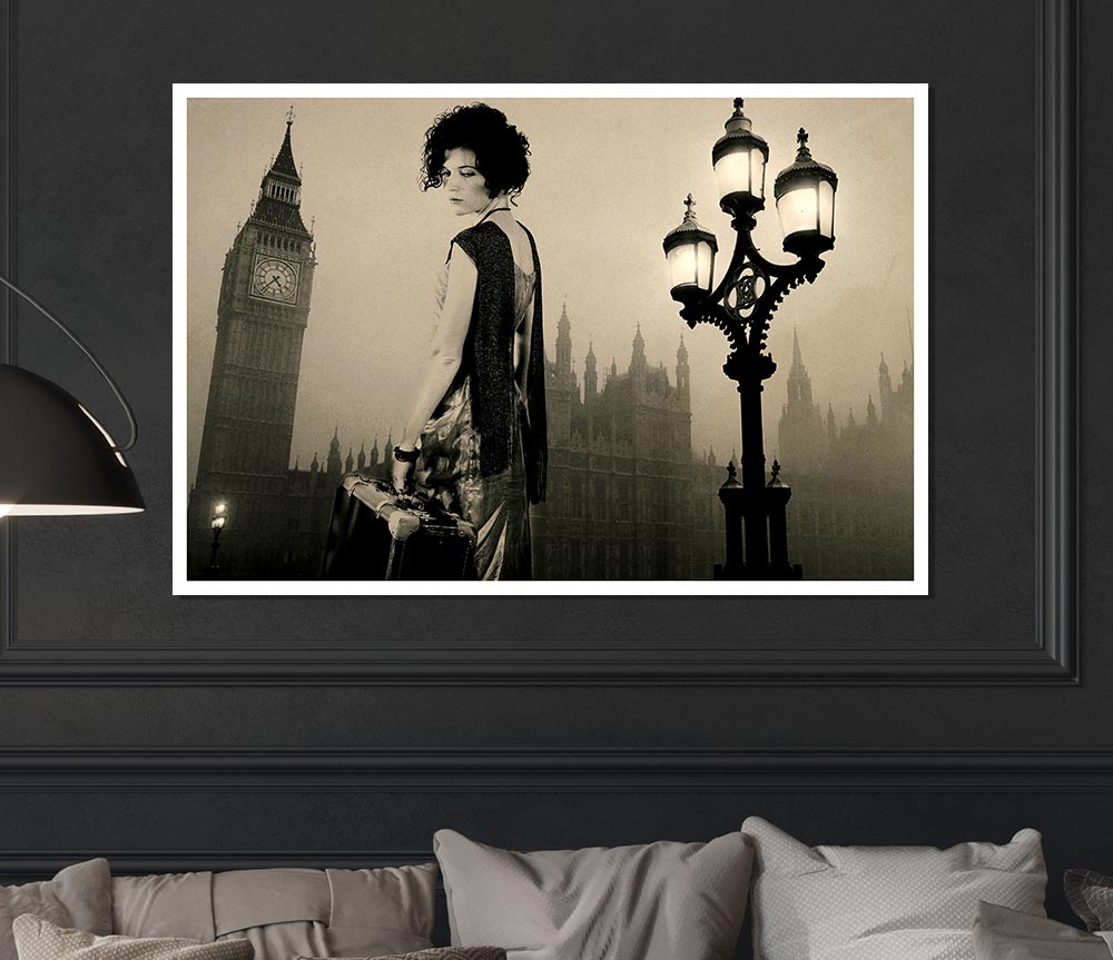 London Big Ben Classic Beauty Print Poster Wall Art