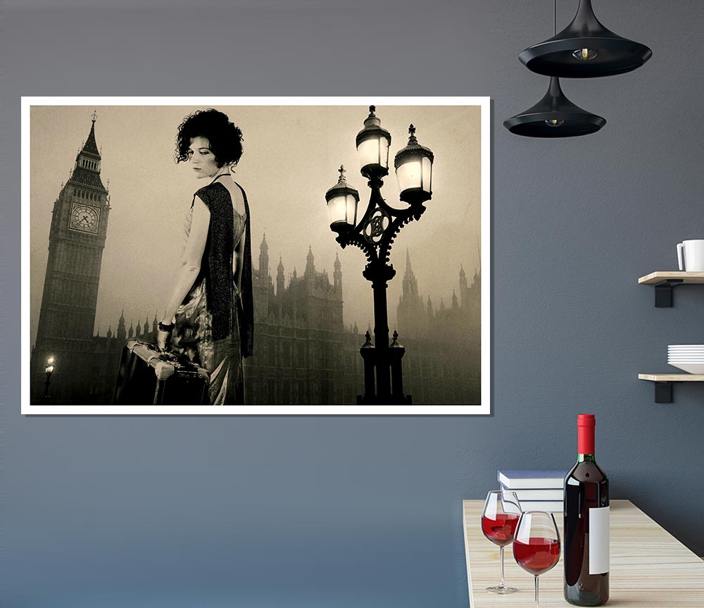 London Big Ben Classic Beauty Print Poster Wall Art