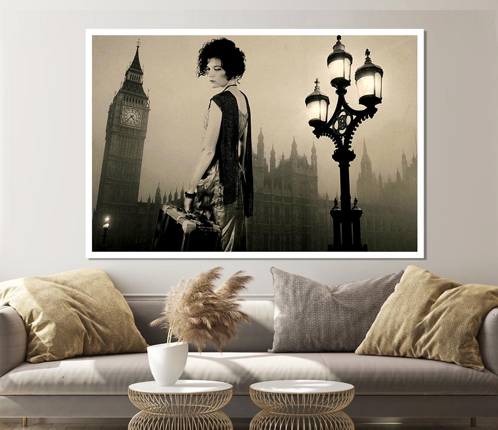 London Big Ben Classic Beauty Print Poster Wall Art