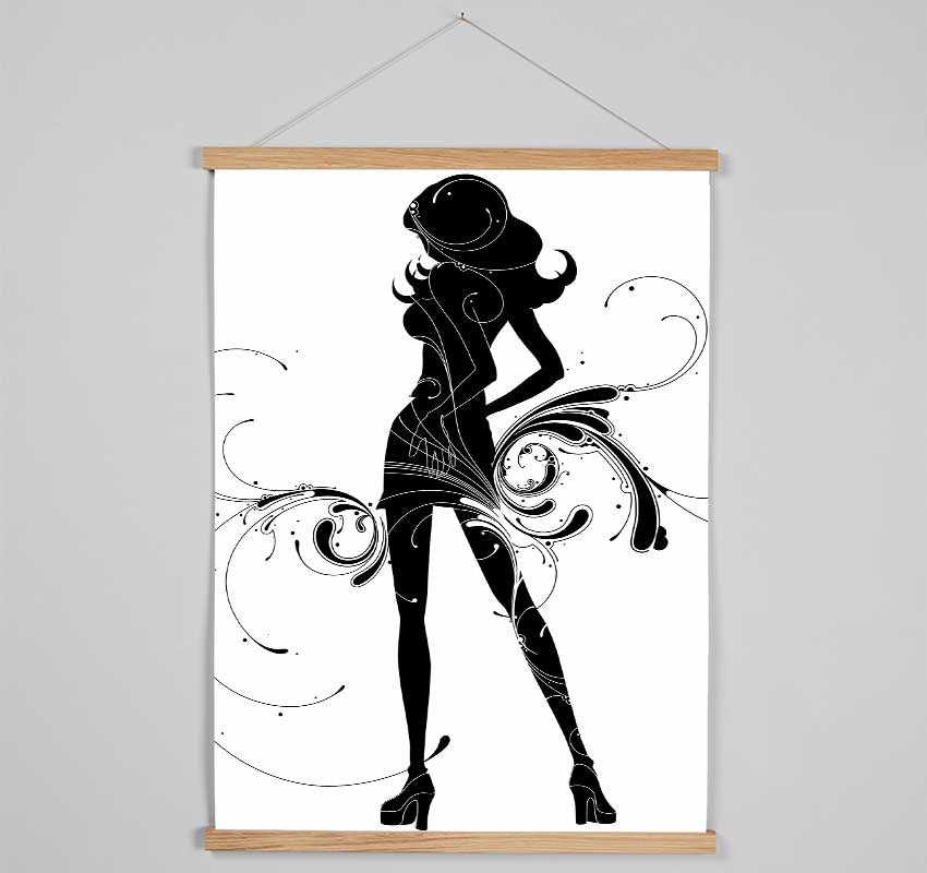 The Aura Of A Woman Hanging Poster - Wallart-Direct UK