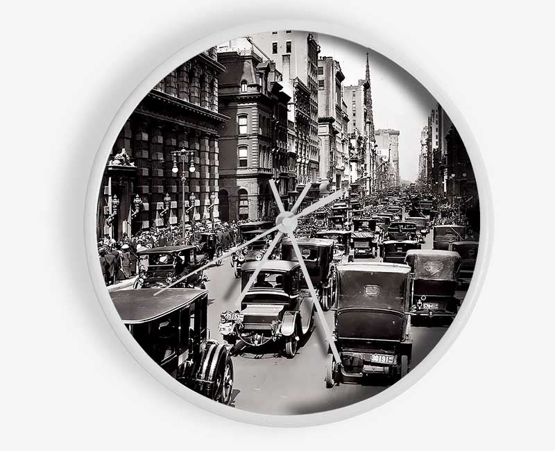 New York City Retro Clock - Wallart-Direct UK