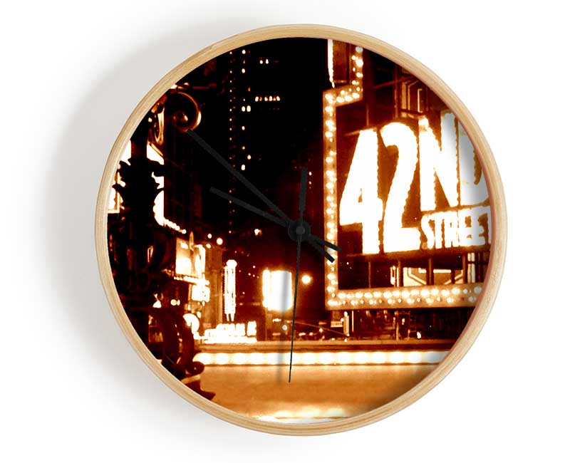 New York City 42Nd Street Clock - Wallart-Direct UK