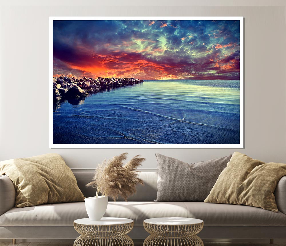 Baltic Sea Print Poster Wall Art