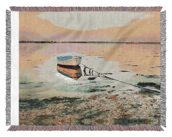 Forgotten Boat Woven Blanket