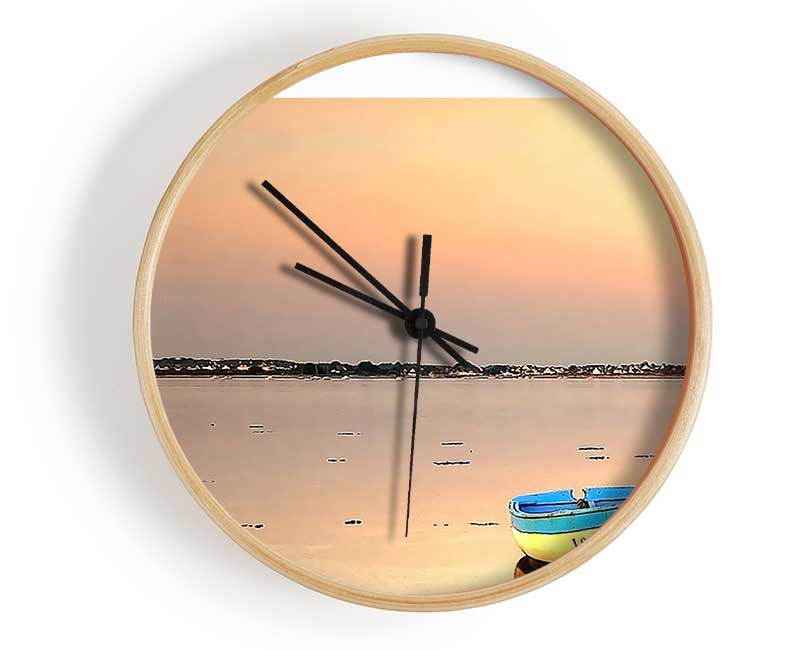 Forgotten Boat Clock - Wallart-Direct UK