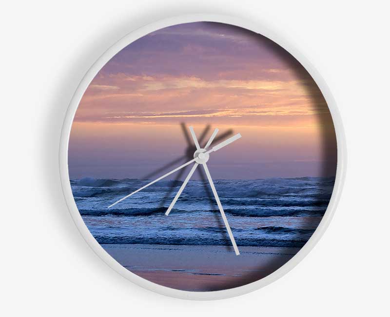 Morning Waves Clock - Wallart-Direct UK