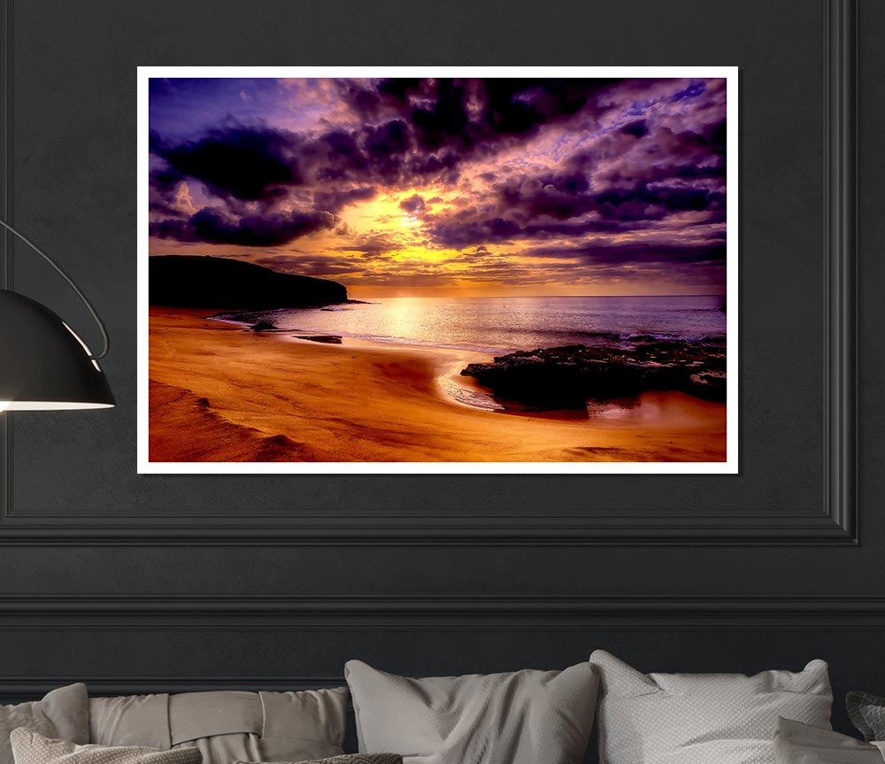 Beautiful Beach Print Poster Wall Art