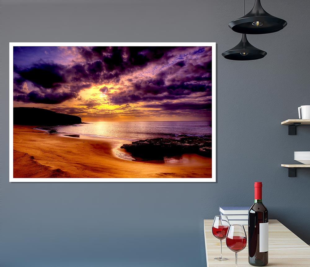 Beautiful Beach Print Poster Wall Art