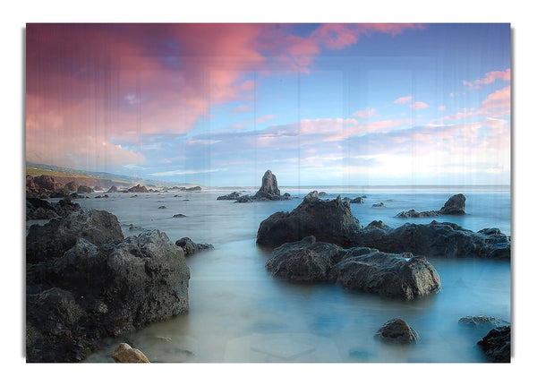 Pink Clouds  Beach