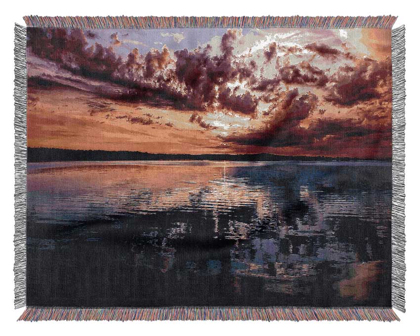 Amazing Dusk Woven Blanket