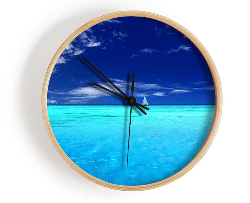 Ocean Sailboat Duo Clock - Wallart-Direct UK