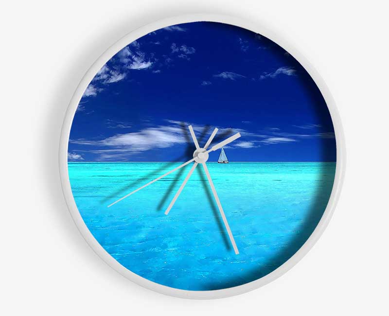 Ocean Sailboat Duo Clock - Wallart-Direct UK