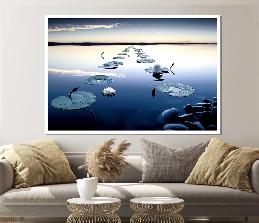 Lilies Print Poster Wall Art