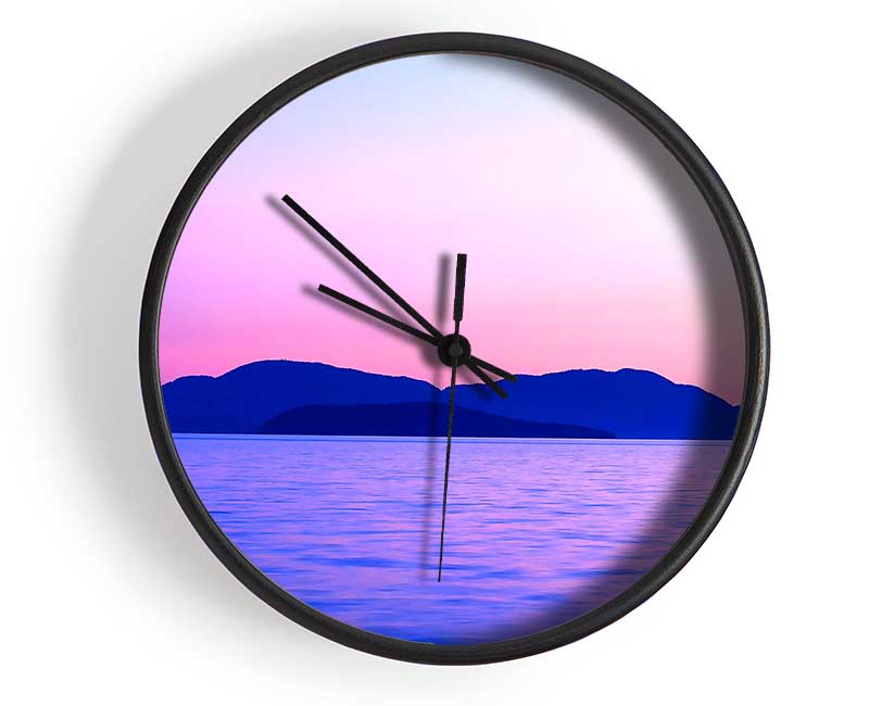 Mountain Ocean Calm Clock - Wallart-Direct UK